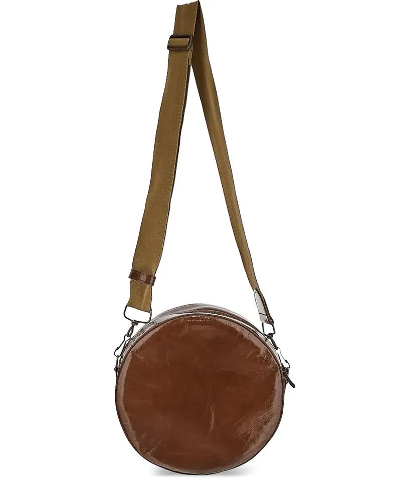 Uma Wang Schultertasche aus Leder - Braun Braun