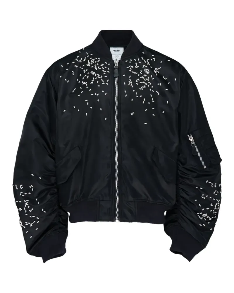 Doublet Spilled Rice bomber jacket - Schwarz Schwarz
