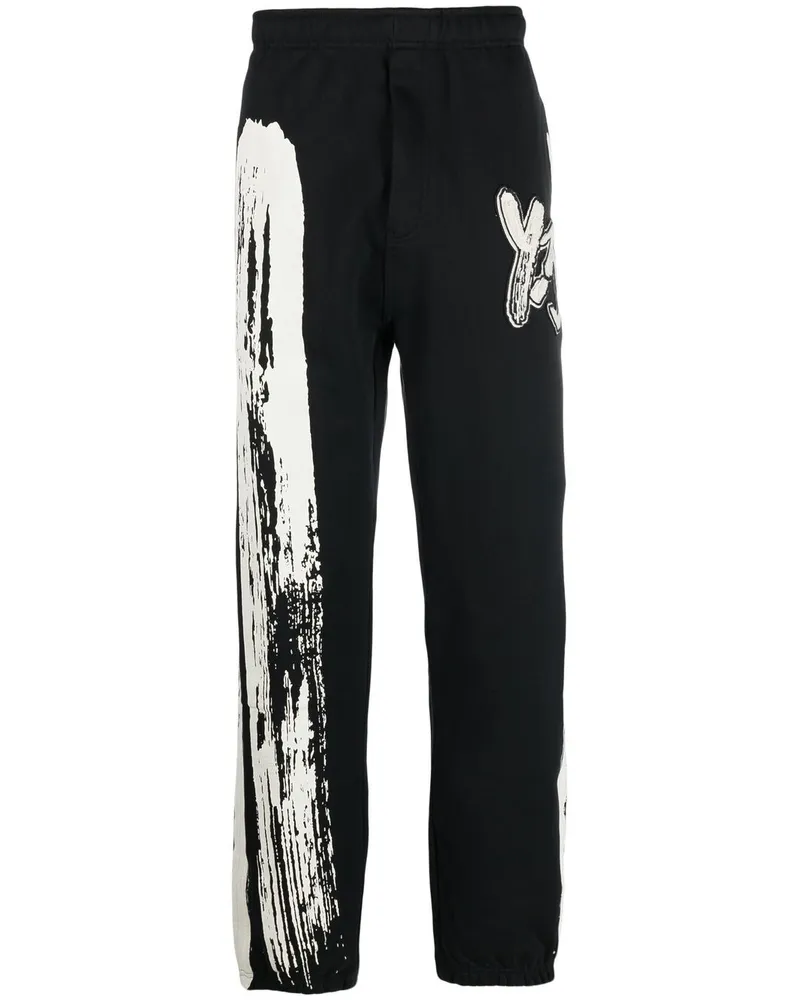 Y-3 Jogginghose mit Logo-Print - Schwarz Schwarz