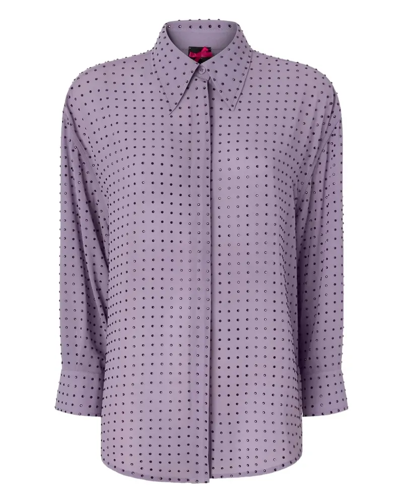 Pinko Hemd mit Nieten - Violett Violett