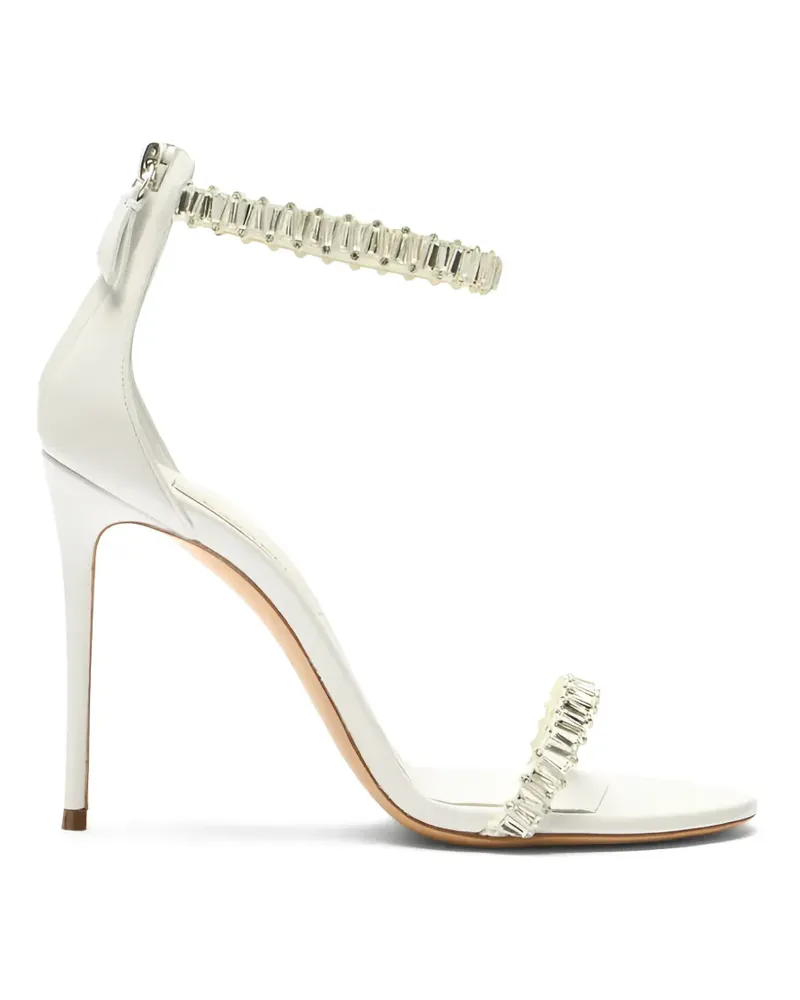 Casadei Julia Heaven Stiletto-Sandalen mit Kristallen - Weiß Weiß