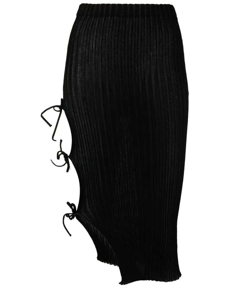 A. ROEGE HOVE Gestricktes Kleid - Schwarz Schwarz