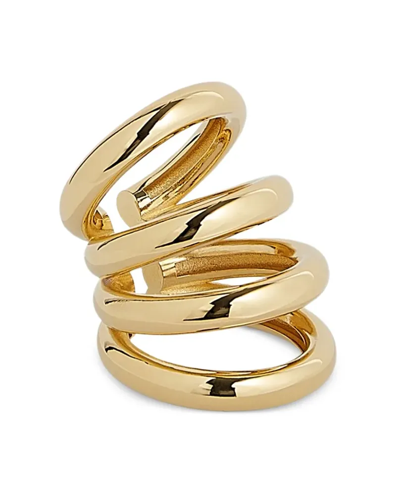 Paco Rabanne Ear Cuff mit Ringdetail - Gold Gold