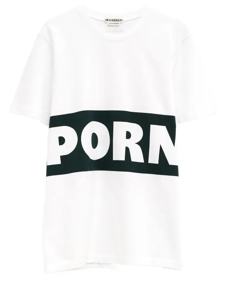 J.W.Anderson graphic-print T-shirt - Weiß Weiß