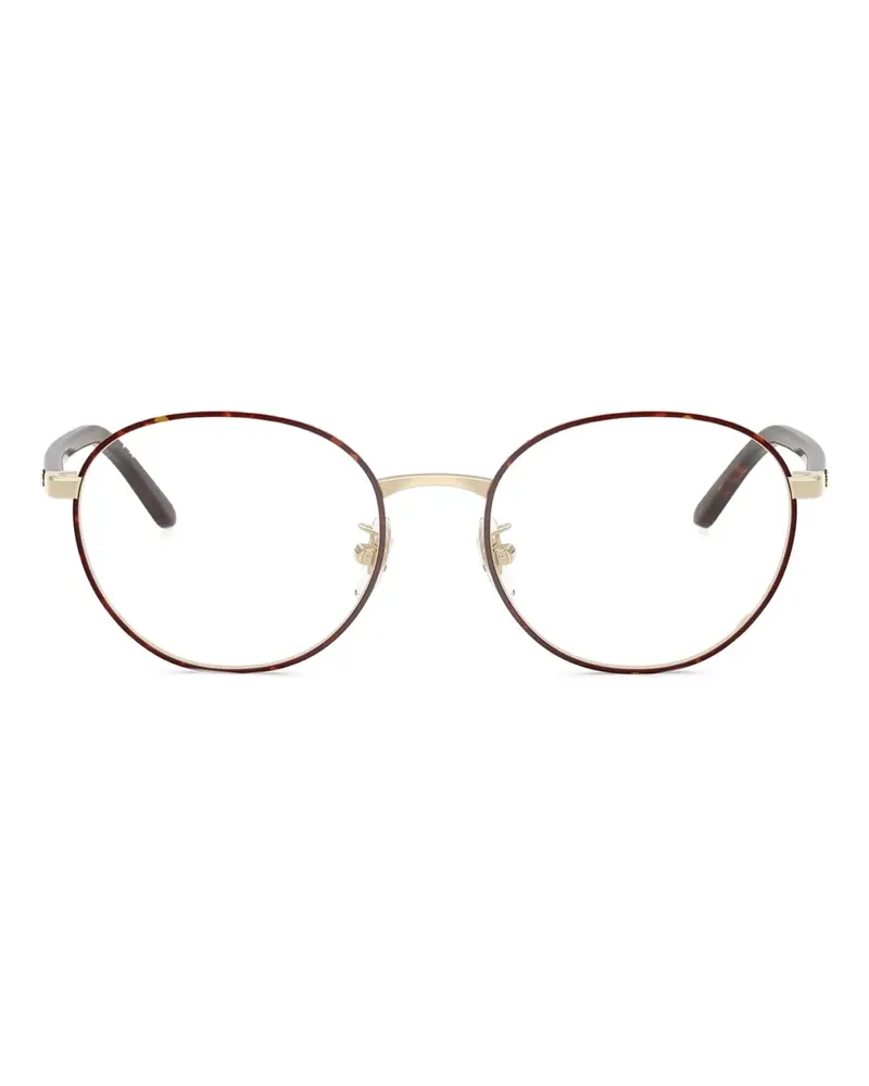 Ray Ban Brille mit rundem Gestell - Gold Gold