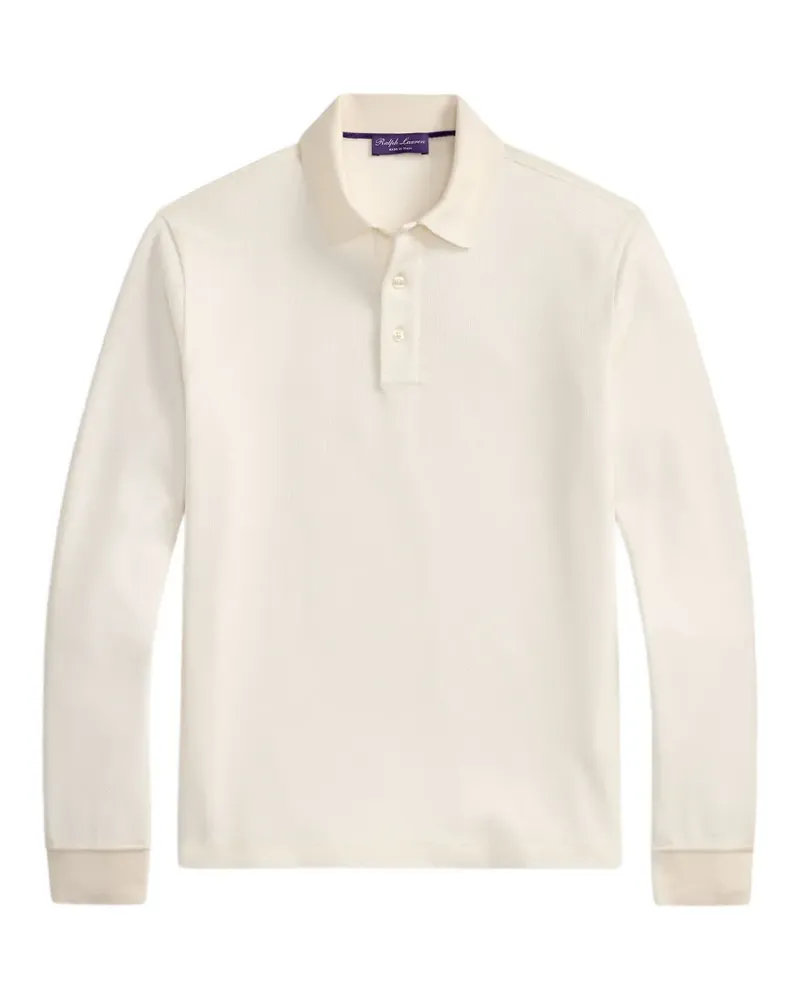 Ralph Lauren Langärmeliges Poloshirt - Nude Nude