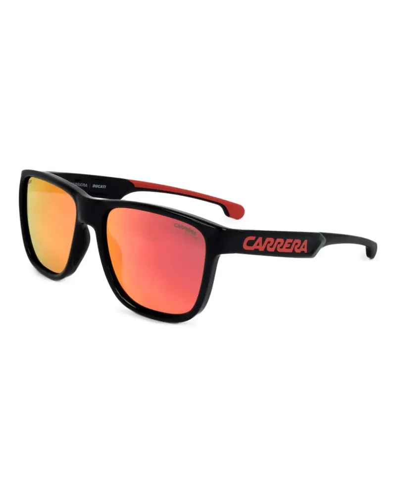 Carrera x Ducati Sonnenbrille mit eckigem Gestell - Schwarz Schwarz
