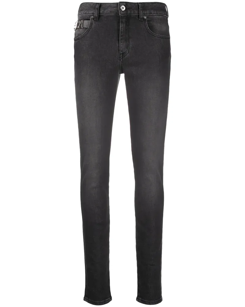 Just Cavalli Schmale Jeans - Schwarz Schwarz