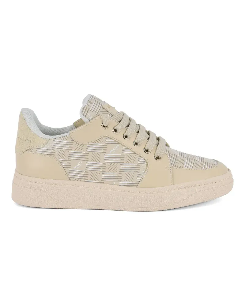 Giuseppe Zanotti GZ Moreau monogram-print sneakers - Nude Nude