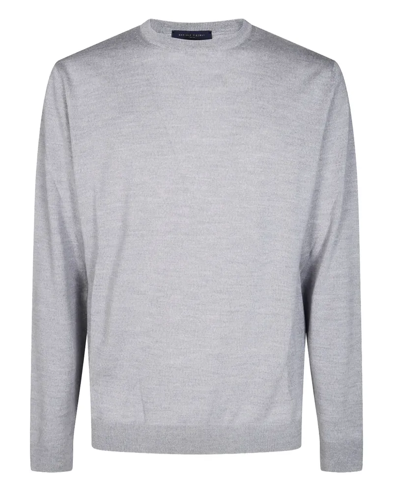 Daniele Fiesoli Langärmeliges Merino-T-Shirt - Grau Grau