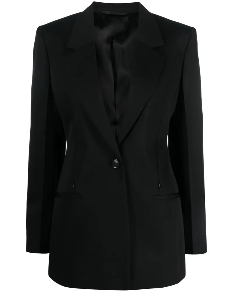 Givenchy Einreihiger Blazer - Schwarz Schwarz