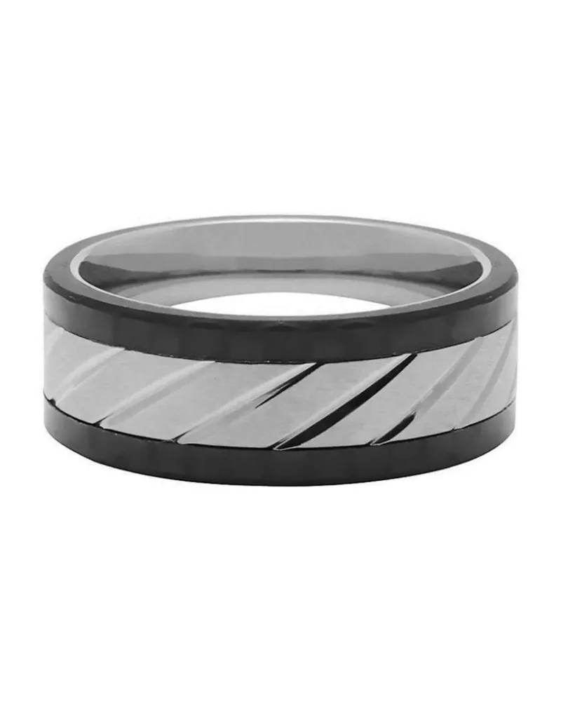 Nialaya Ring mit Gravur - Silber Silber