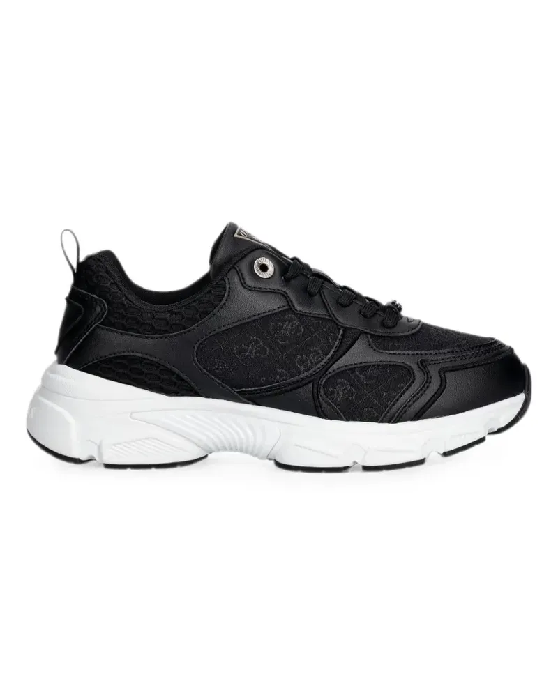 Guess Indye Laufschuhe mit Logo - Schwarz Schwarz