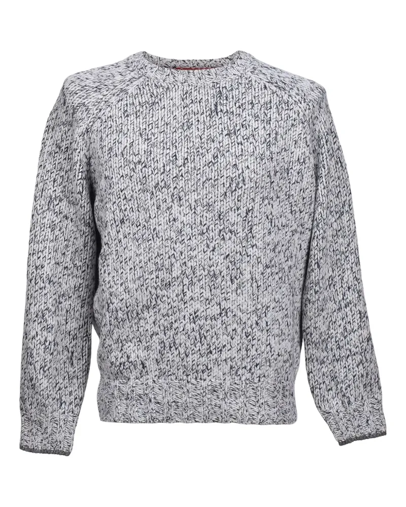 Brunello Cucinelli Pullover mit Zopfmuster - Weiß Weiß