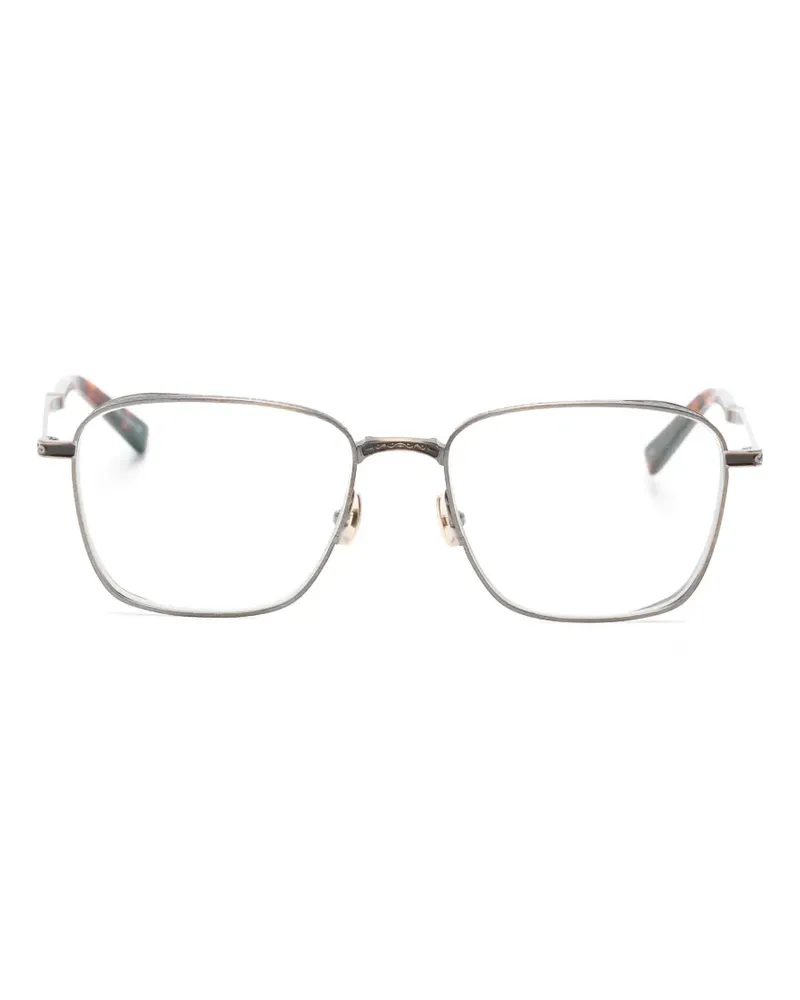 MATSUDA Brille mit eckigem Gestell - Silber Silber