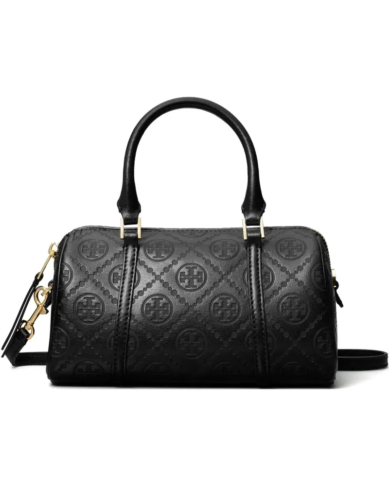 Tory Burch Mini T Monogram Umhängetasche - Schwarz Schwarz