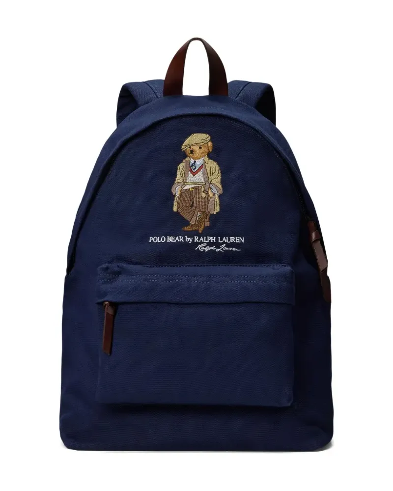 Ralph Lauren Rucksack mit Polo Bear-Stickerei - Blau Blau