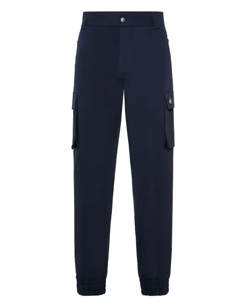 Philipp Plein Jogginghose mit aufgesetzten Taschen - Blau Blau