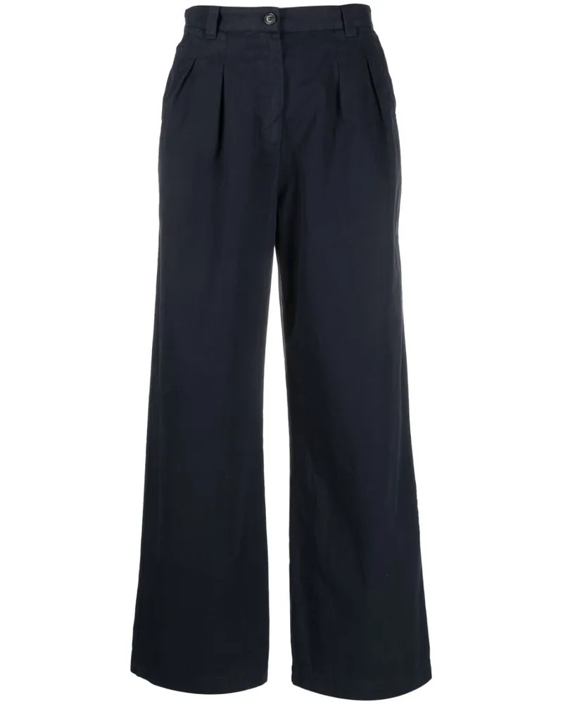 A.P.C. Hose mit weitem Bein - Blau Blau
