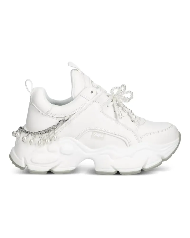 Buffalo Binary Sneakers mit dicker Sohle - Weiß Weiß