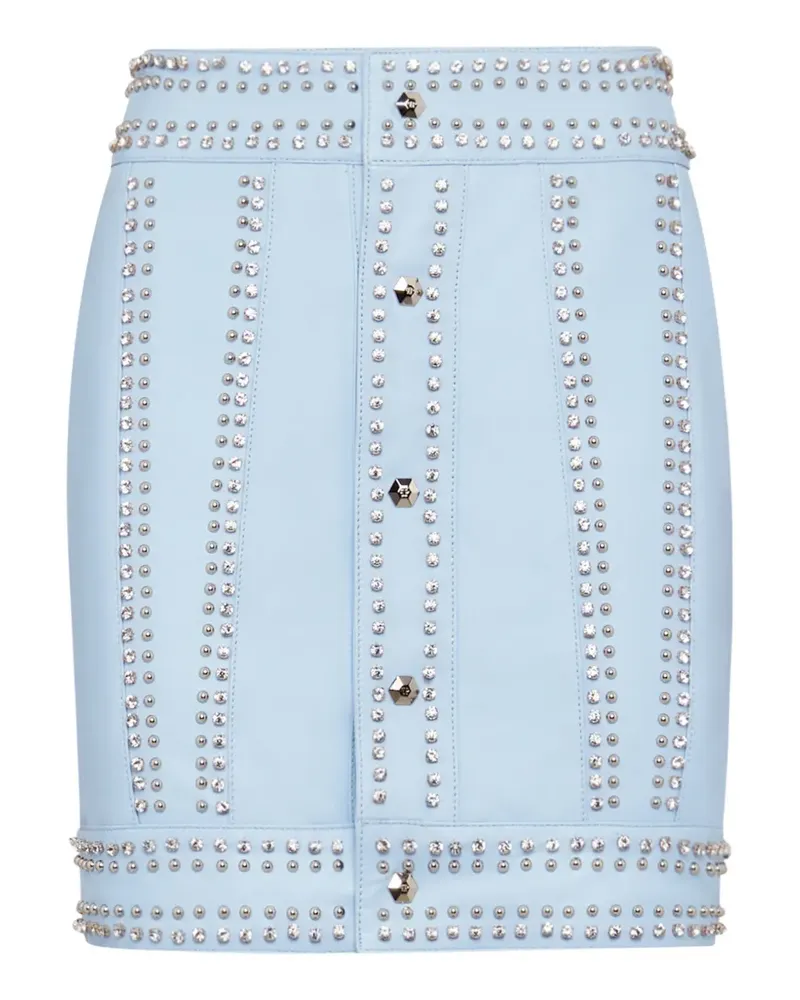 Philipp Plein studded mini skirt - Blau Blau