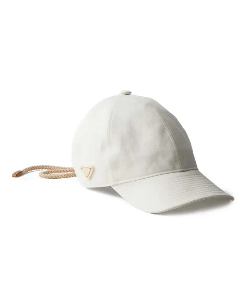 Prada satin baseball cap - Nude Nude