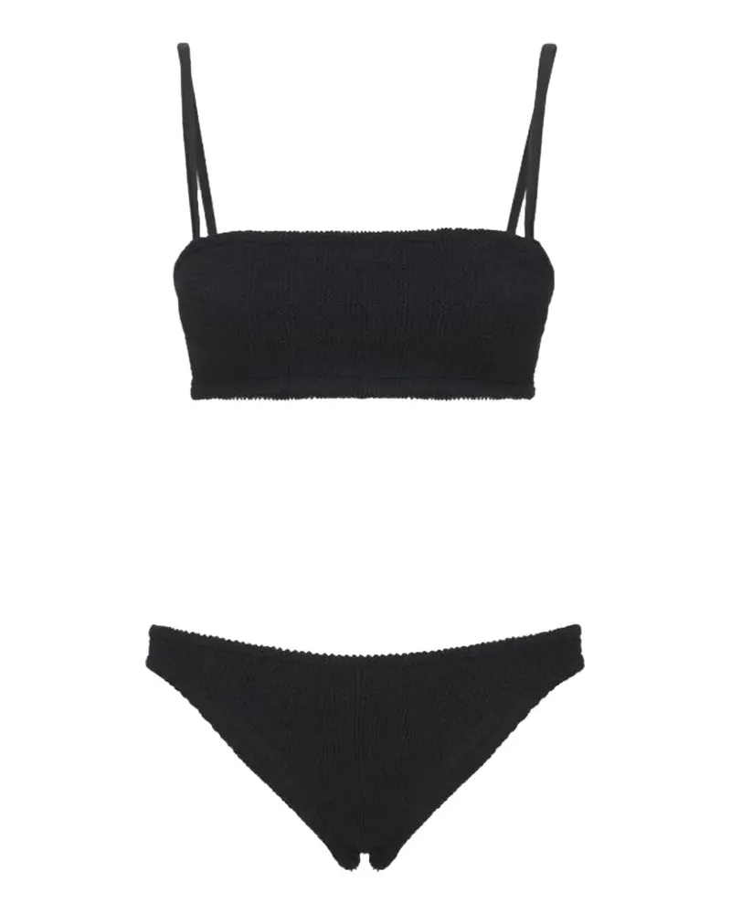 Hunza G Gigi crinkle bikini - Schwarz Schwarz