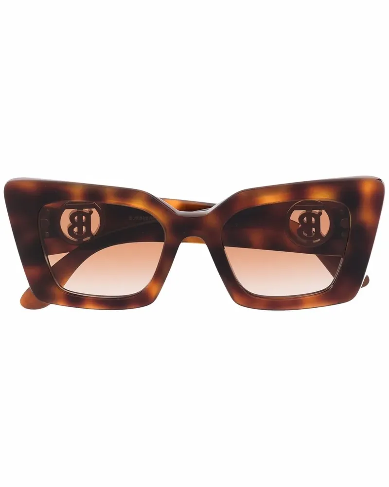 Burberry Cat-Eye-Brille in Schildpattoptik - Braun Braun