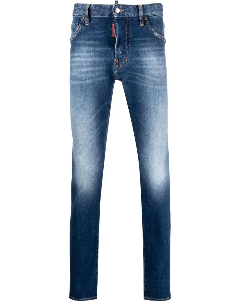 Dsquared2 Schmale Jeans im Five-Pocket-Design - Blau Blau