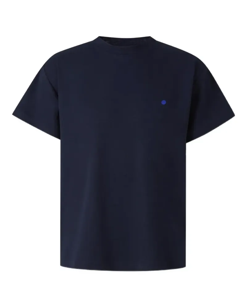 Jil Sander dot-embroidery T-shirt - Blau Blau