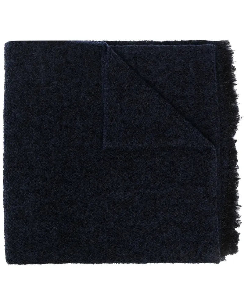Rick Owens Schal mit Fransen - Blau Blau