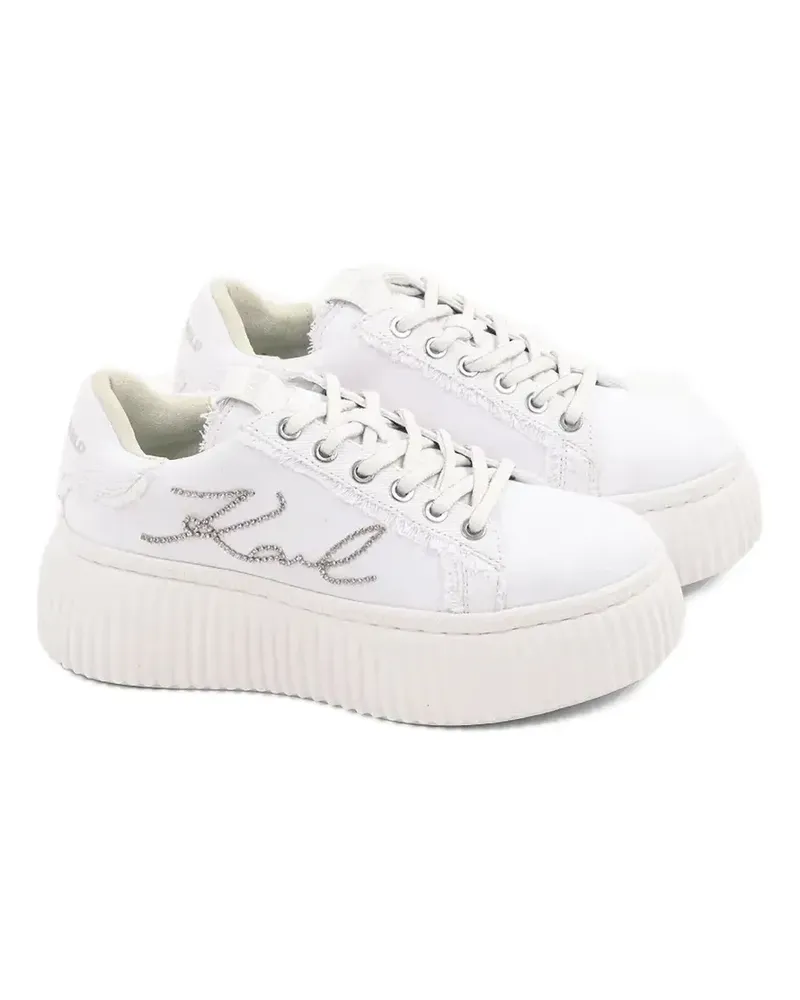 Karl Lagerfeld Kreeper Sneakers - Weiß Weiß