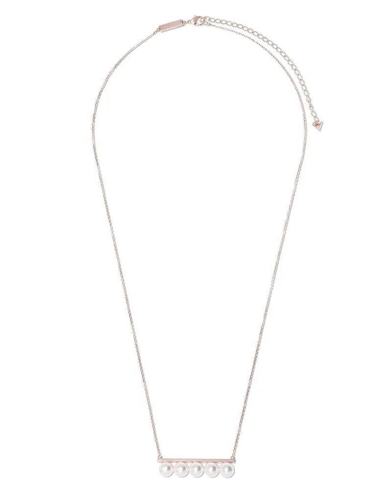 TASAKI 18kt Collection Line Balance Rotgoldhalskette Rosa