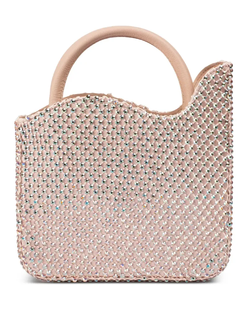 Le Silla small Ivy crystal-embellished tote bag - Rosa Rosa
