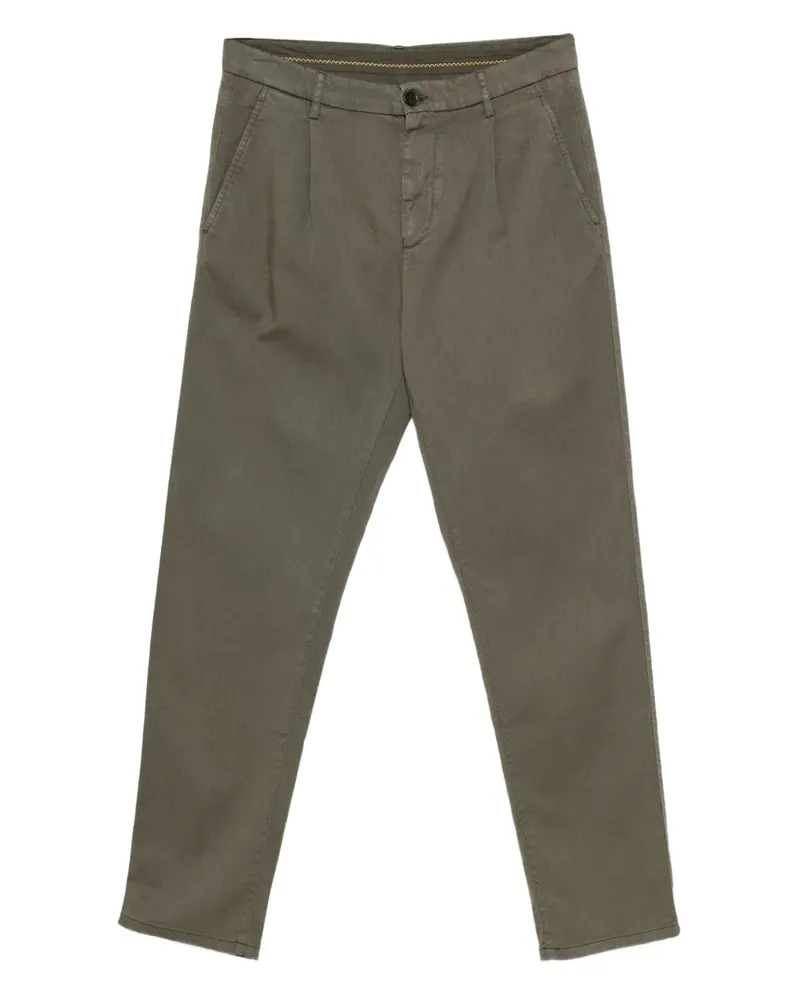 ASPESI Hose mit Bundfalten - Grün Grün