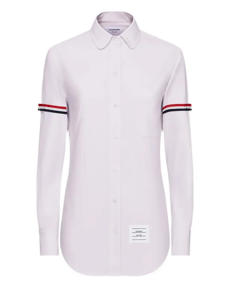 Thom Browne Oxford-Hemd mit Armbinden - Rosa Rosa