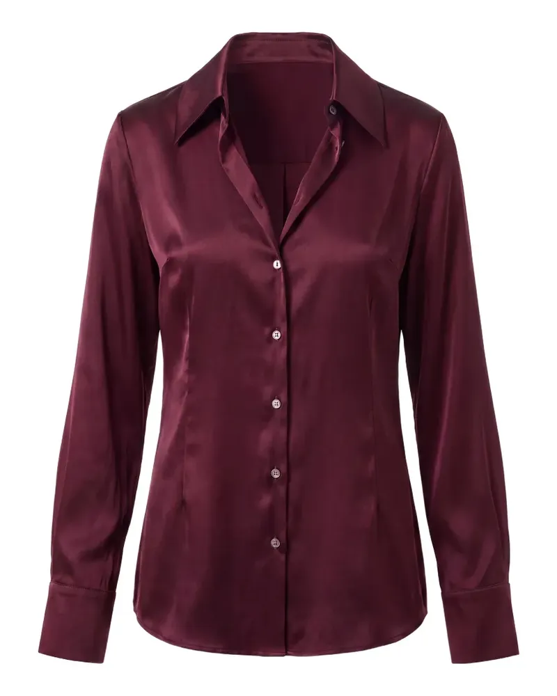 NICHOLAS Paloma Hemd mit Satin-Finish - Rot Rot
