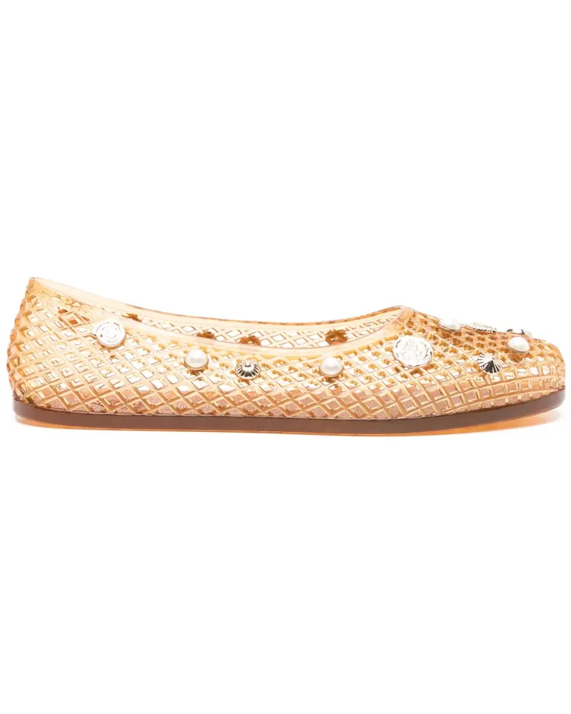 Ancient Greek Sandals Iro Ballerinas - Braun Braun