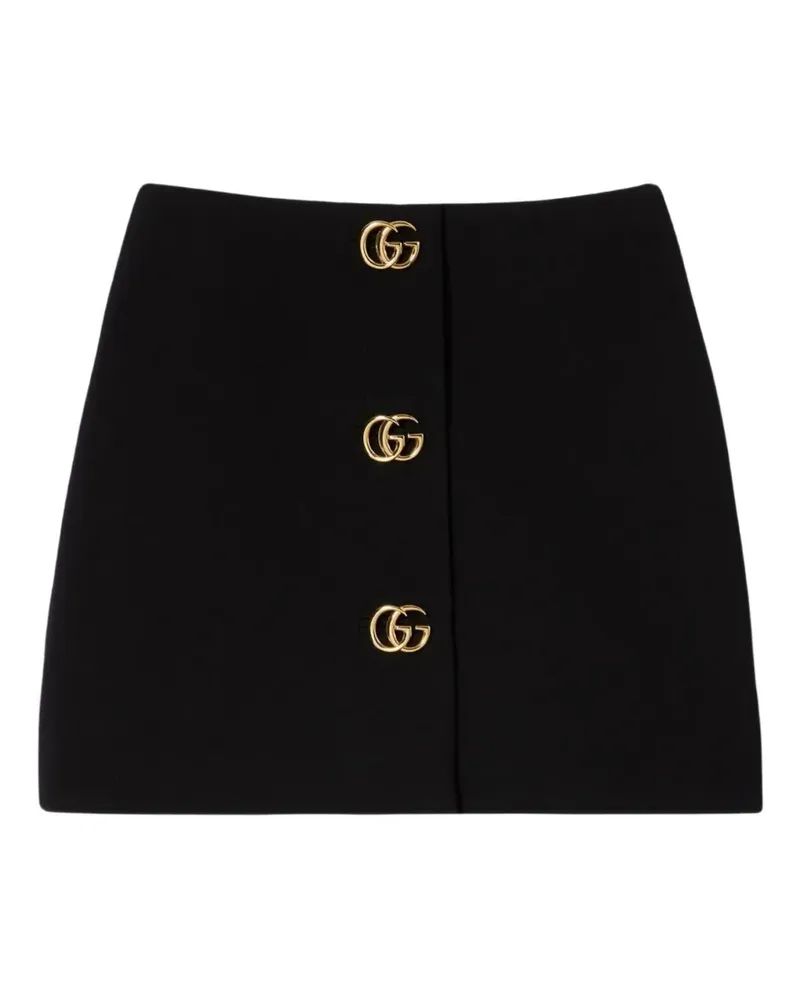 Gucci double G wool mini skirt - Schwarz Schwarz