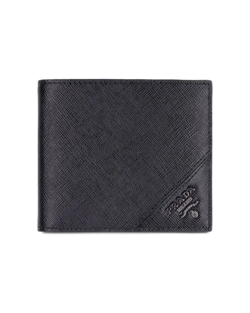 Prada Klassisches Portemonnaie - Schwarz Schwarz