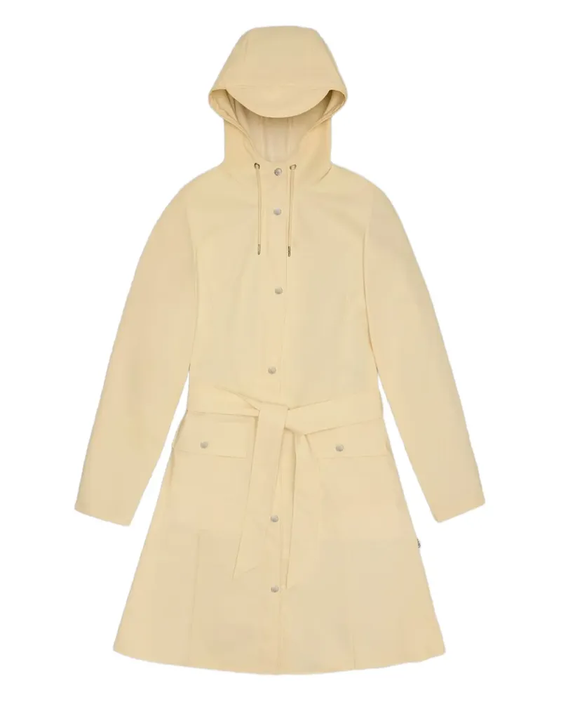 RAINS Trenchcoat mit Kapuze - Gelb Gelb