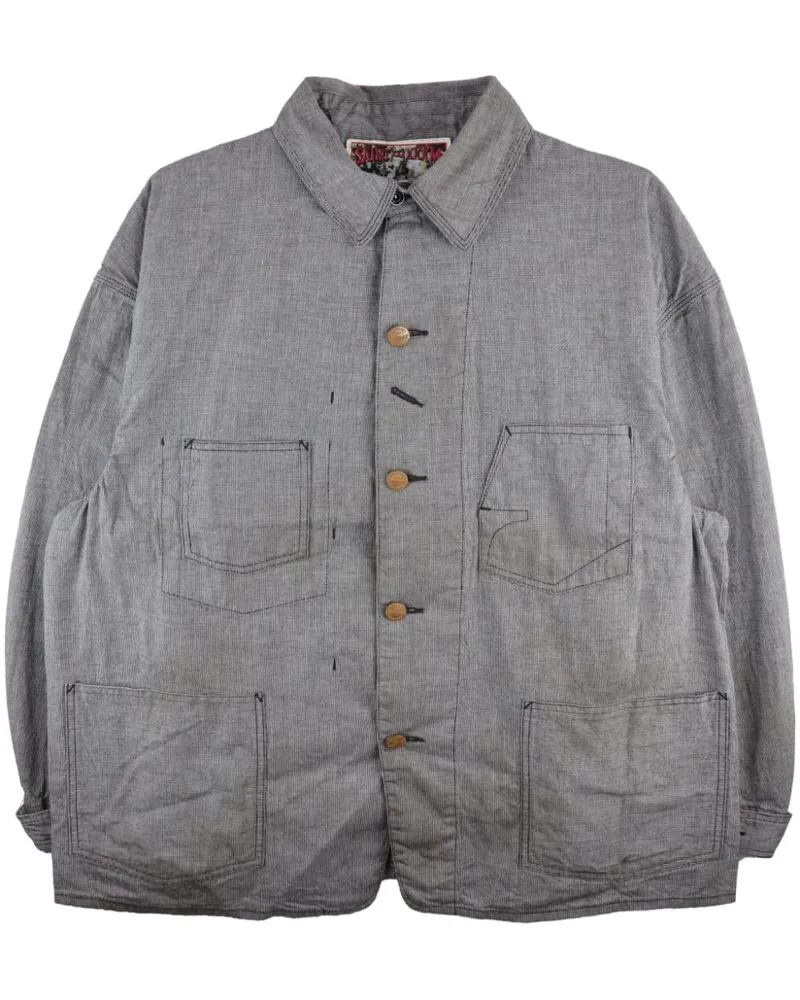 SAINT MXXXXXX Klassische Jeansjacke - Blau Blau