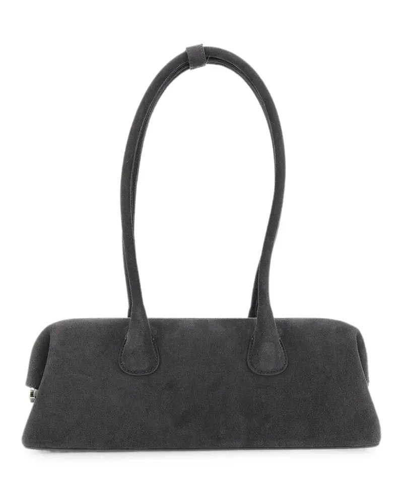 OSOI suede tote bag - Grau Grau