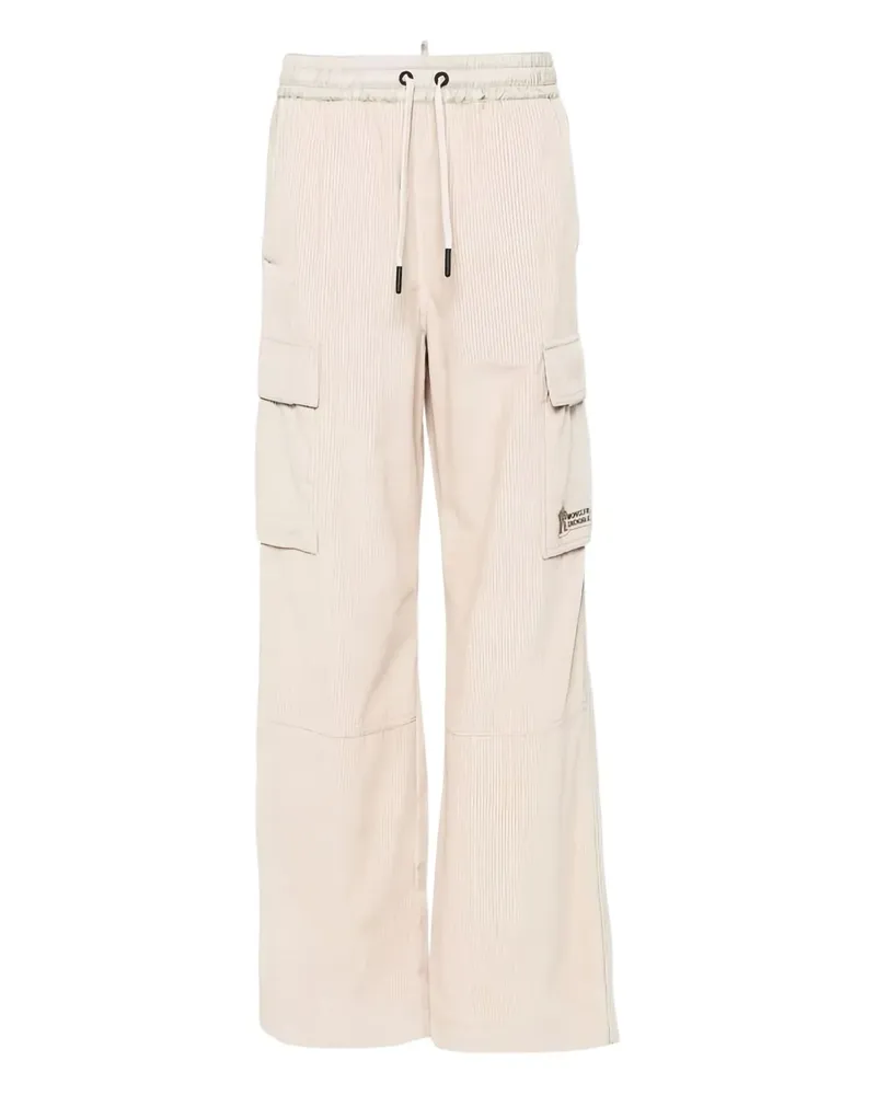 Moncler corduroy cargo trousers - Nude Nude