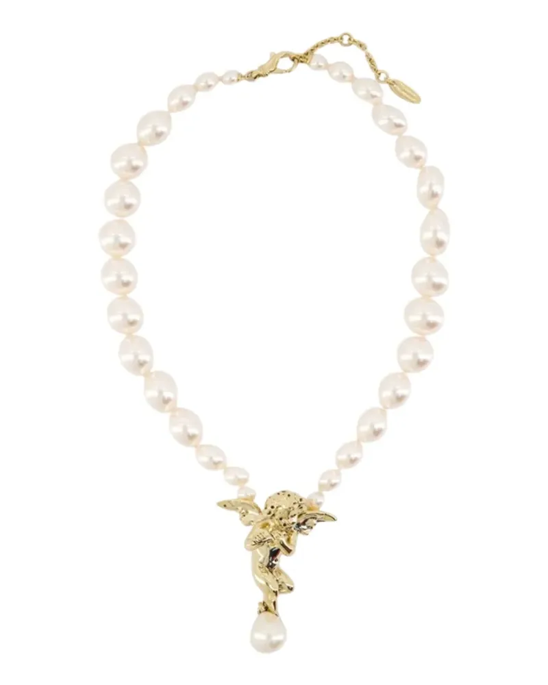 Vivienne Westwood Putti Perlenkette - Gold Gold