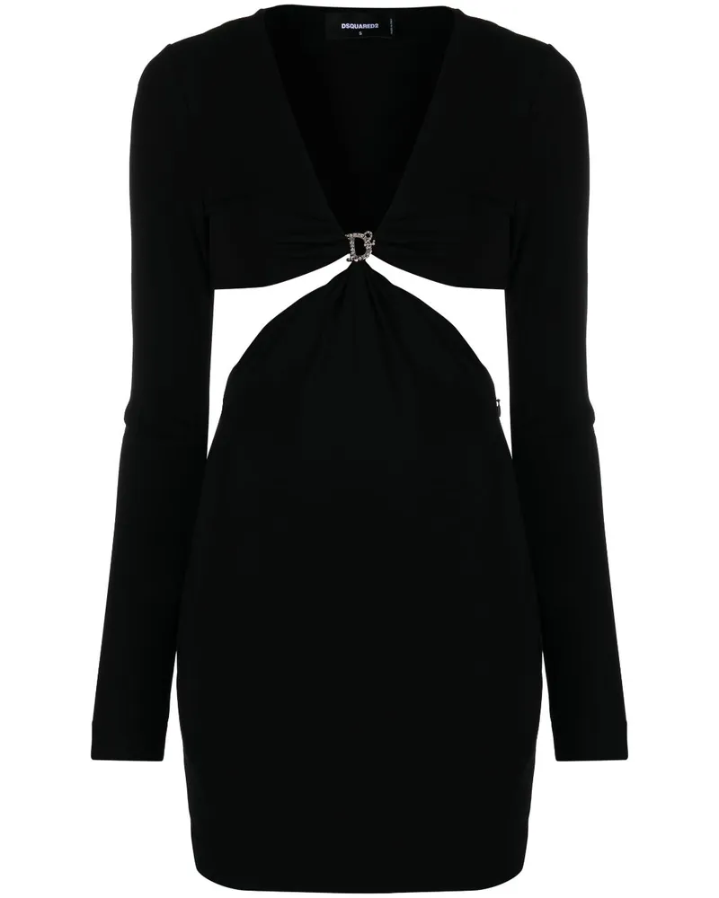 Dsquared2 Bikini mit Cut-Out - Schwarz Schwarz