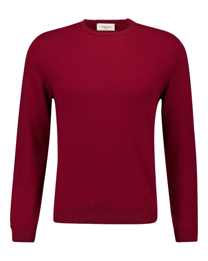 Piacenza Cashmere Kaschmirpullover mit Rundhalsausschnitt - Rot Rot