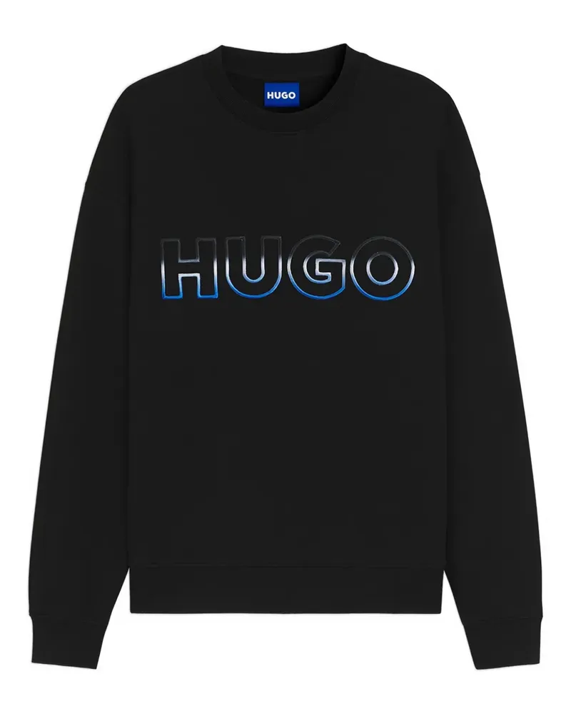 HUGO BOSS logo-embroidererd sweatshirt - Schwarz Schwarz