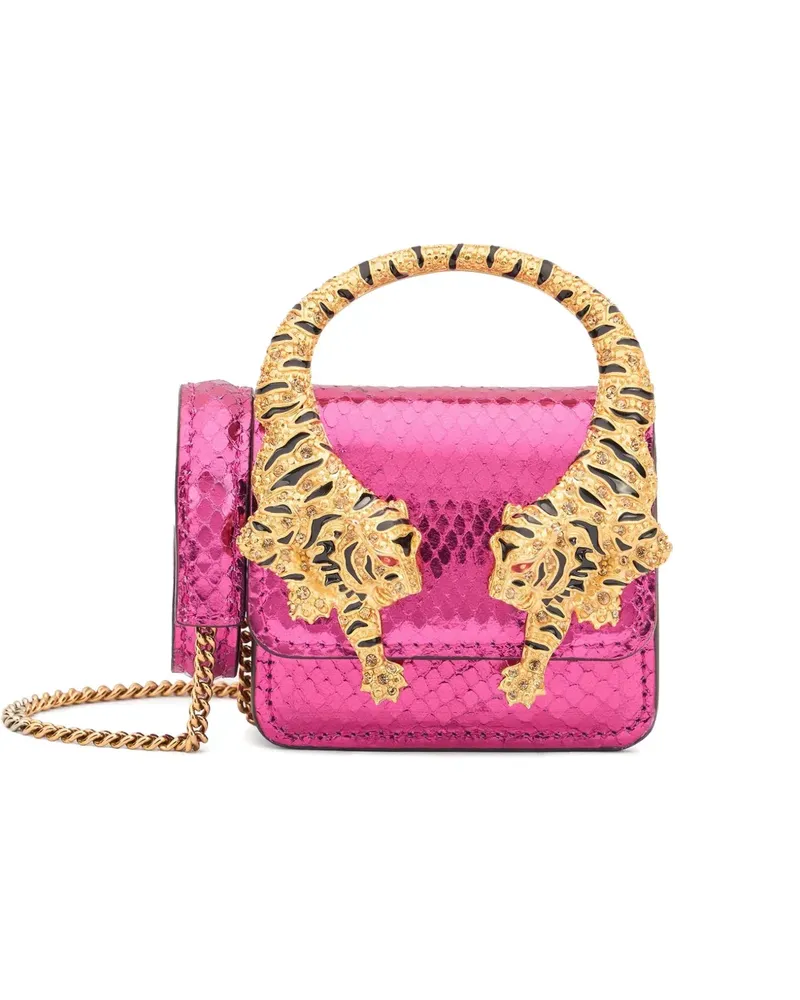 Roberto Cavalli Roar Handtasche - Rosa Rosa