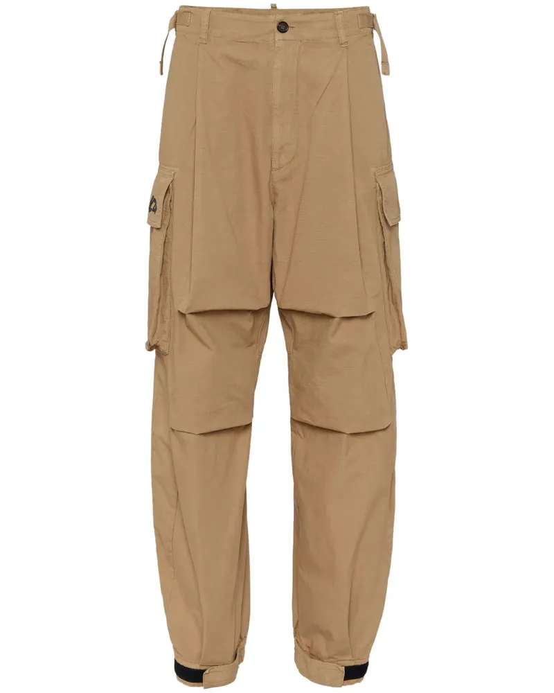Dsquared2 Hose mit Cargotaschen - Nude Nude